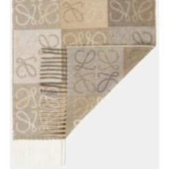 Loewe Anagram Wool And Cashmere Scarf -Loewe Shop unnamed file 2851