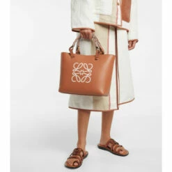 Loewe Anagram Leather Tote