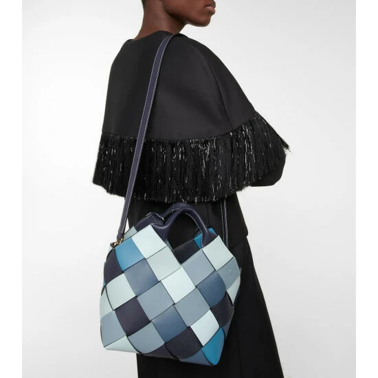 Loewe Surplus Small Woven Leather Tote 1 Loewe Surplus Small Woven Leather Tote