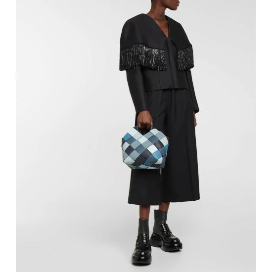 Loewe Surplus Small Woven Leather Tote 4 Loewe Surplus Small Woven Leather Tote - Image 4