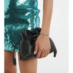 Loewe Flamenco Mini Leather Clutch