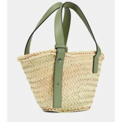 Loewe Paula's Ibiza Small Leather-trimmed Basket Tote -Loewe Shop unnamed file 2946