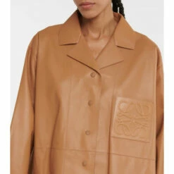 Loewe Anagram Leather Jacket -Loewe Shop unnamed file 2968