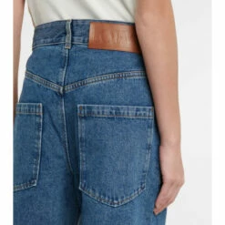 Loewe Anagram High-rise Wide-leg Jeans -Loewe Shop unnamed file 2975