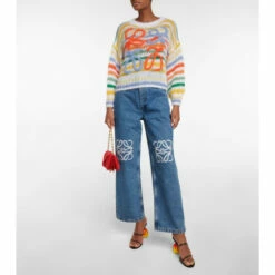 Loewe Anagram Mohair-blend Sweater