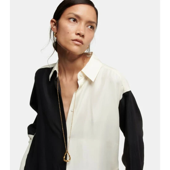 Loewe Nappa Twisted Sterling Silver Necklace 2 Loewe Nappa Twisted Sterling Silver Necklace - Image 2