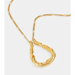 Loewe Nappa Twisted Sterling Silver Necklace 6 Loewe Nappa Twisted Sterling Silver Necklace -Loewe Shop unnamed file 2987