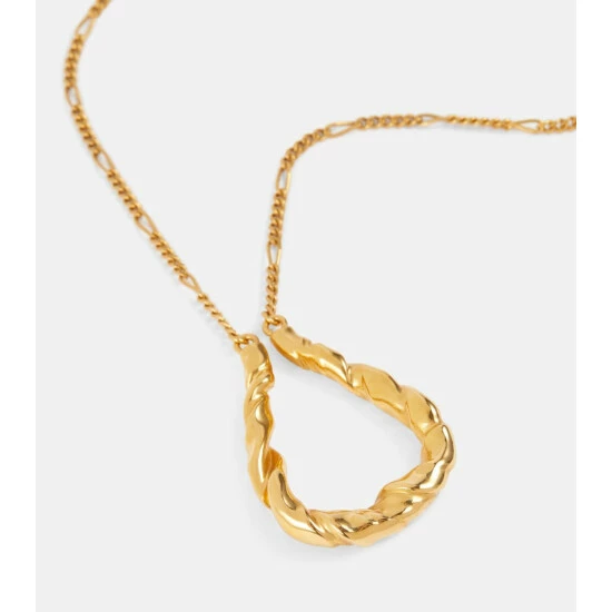 Loewe Nappa Twisted Sterling Silver Necklace 3 Loewe Nappa Twisted Sterling Silver Necklace - Image 3