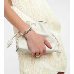 Loewe Flamenco Mini Leather Clutch