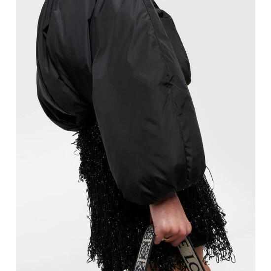 Loewe Anagram Puffer Bomber Jacket 4 Loewe Anagram Puffer Bomber Jacket - Image 4