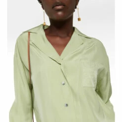 Loewe Anagram Jacquard Silk Shirt -Loewe Shop unnamed file 3043