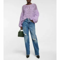 Loewe Anagram Mohair-blend Sweater