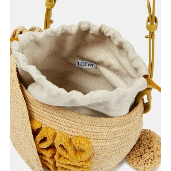 Loewe Bunny Small Raffia Bucket Bag 2 Loewe Bunny Small Raffia Bucket Bag - Image 2