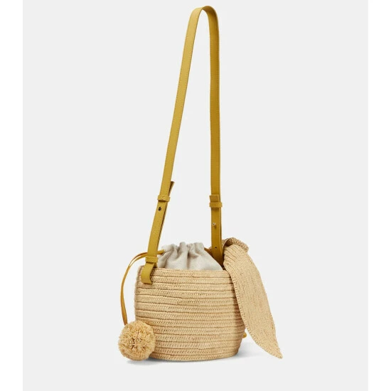 Loewe Bunny Small Raffia Bucket Bag 3 Loewe Bunny Small Raffia Bucket Bag - Image 3