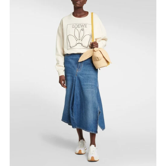 Loewe Bunny Small Raffia Bucket Bag 4 Loewe Bunny Small Raffia Bucket Bag - Image 4