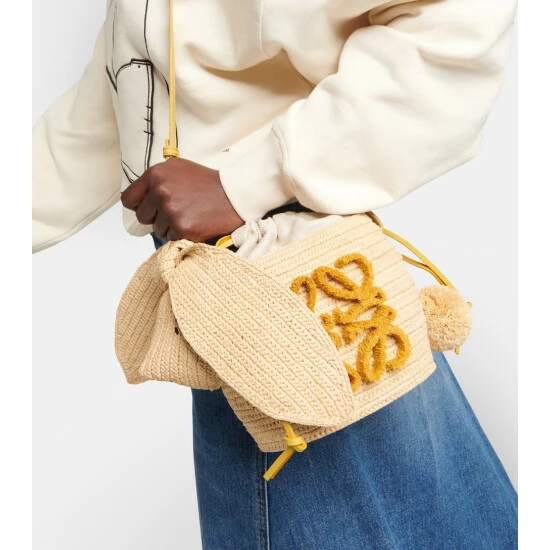 Loewe Bunny Small Raffia Bucket Bag 5 Loewe Bunny Small Raffia Bucket Bag - Image 5