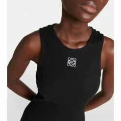 Loewe Anagram Cotton-blend Midi Dress -Loewe Shop unnamed file 3115