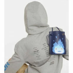 Loewe X Howl's Moving Castle Embroidered Cotton Hoodie -Loewe Shop unnamed file 3128