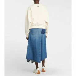 Loewe Embroidered Cotton Jersey Sweatshirt -Loewe Shop unnamed file 318