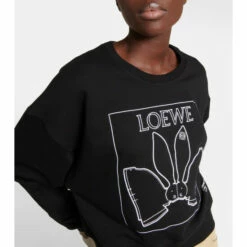 Loewe Embroidered Cotton Jersey Sweatshirt 6 Loewe Embroidered Cotton Jersey Sweatshirt -Loewe Shop unnamed file 323