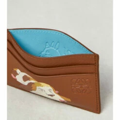 Loewe X Howl's Moving Castle Heen Leather Card Holder