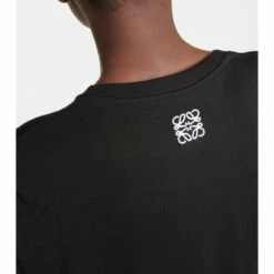 Loewe Embroidered Cotton Jersey T-shirt -Loewe Shop unnamed file 343