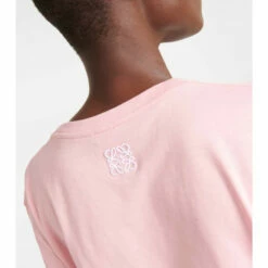 Loewe Embroidered Cotton Jersey T-shirt -Loewe Shop unnamed file 357