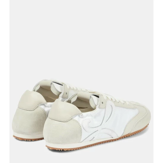 Loewe Ballet Runner Leather And Suede Sneakers 2 Loewe Ballet Runner Leather And Suede Sneakers - Image 2