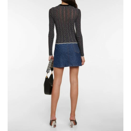 Loewe Anagram Jacquard Striped Top 2 Loewe Anagram Jacquard Striped Top - Image 2