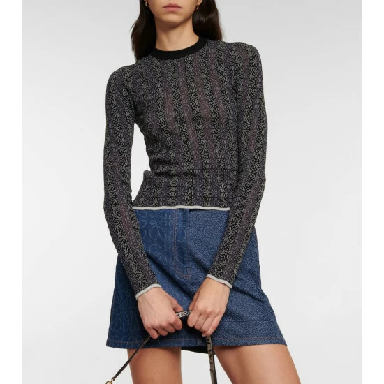 Loewe Anagram Jacquard Striped Top 3 Loewe Anagram Jacquard Striped Top - Image 3