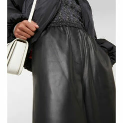 Loewe Leather Cropped Pants -Loewe Shop unnamed file 387