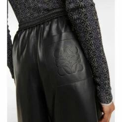 Loewe Leather Cropped Pants -Loewe Shop unnamed file 388