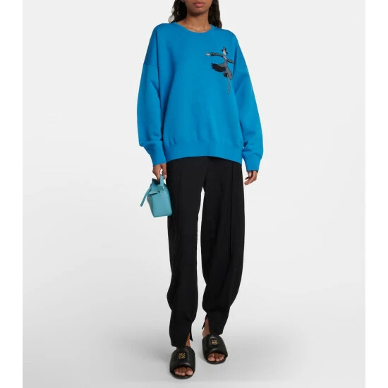 Loewe Anagram Padded Leather Mules 1 Loewe Anagram Padded Leather Mules