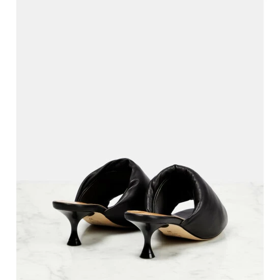 Loewe Anagram Padded Leather Mules 2 Loewe Anagram Padded Leather Mules - Image 2