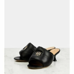 Loewe Anagram Padded Leather Mules 8 Loewe Anagram Padded Leather Mules -Loewe Shop unnamed file 392