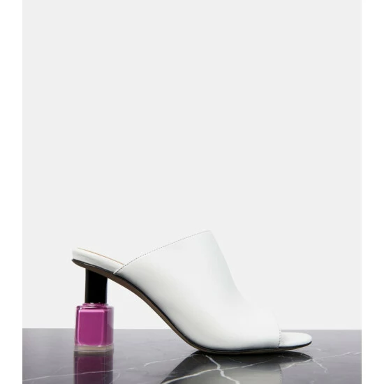 Loewe Nail Polish Leather Mules 5 Loewe Nail Polish Leather Mules - Image 5