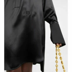 Loewe Silk Satin Shirt Dress -Loewe Shop unnamed file 425