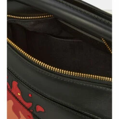 Loewe X Howl's Moving Castle Calcifer Puzzle Small Leather Shoulder Bag