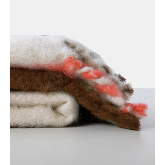 Loewe Striped Mohair-blend Blanket 3 Loewe Striped Mohair-blend Blanket - Image 3