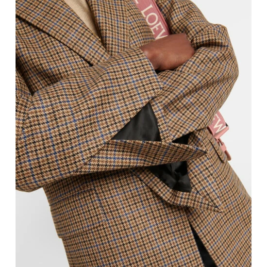 Loewe Checked Wool Blazer 4 Loewe Checked Wool Blazer - Image 4