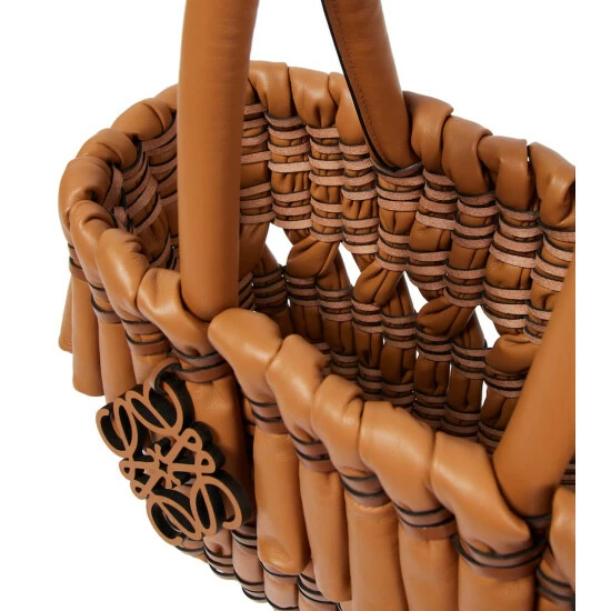 Loewe Tubular Basket Leather Tote Bag 2 Loewe Tubular Basket Leather Tote Bag - Image 2