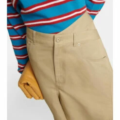 Loewe Asymmetrical Cotton And Linen Midi Skirt -Loewe Shop unnamed file 481