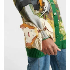 Loewe X Howl's Moving Castle Heen Bracelet Convertible Leather Shoulder Bag