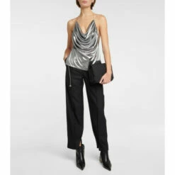 Loewe Anagram Leather Ankle Boots