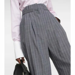 Loewe Striped Wide-leg Wool-blend Pants -Loewe Shop unnamed file 597