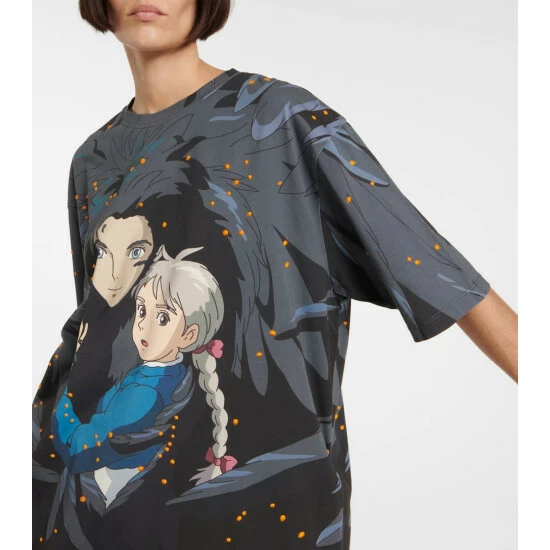 Loewe X Howl's Moving Castle Howl Cotton-blend T-shirt 2 Loewe X Howl's Moving Castle Howl Cotton-blend T-shirt - Image 2