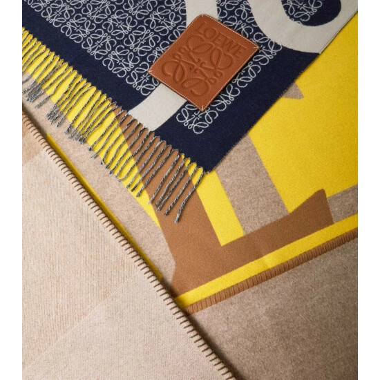 Loewe Wool And Cashmere Blanket 2 Loewe Wool And Cashmere Blanket - Image 2