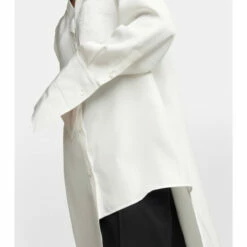 Loewe Anagram Asymmetric Silk Shirt -Loewe Shop unnamed file 659