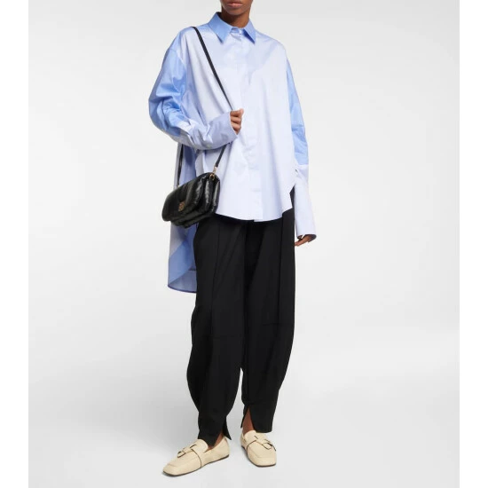 Loewe Colorblocked Cotton Shirt 1 Loewe Colorblocked Cotton Shirt