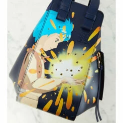 Loewe X Howl's Moving Castle Howl Hammock Small Leather Shoulder Bag -Loewe Shop unnamed file 68